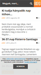 Mobile Screenshot of elcamino2010.blog.hu