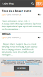 Mobile Screenshot of lajka.blog.hu