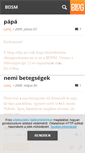 Mobile Screenshot of domina.blog.hu