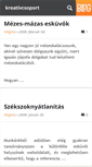 Mobile Screenshot of kreativcsoport.blog.hu