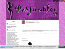 Tablet Screenshot of parfum.blog.hu
