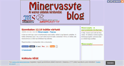 Desktop Screenshot of minervasyte.blog.hu
