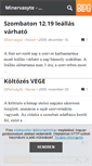 Mobile Screenshot of minervasyte.blog.hu