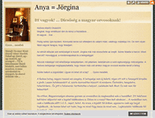 Tablet Screenshot of anyajorgina.blog.hu