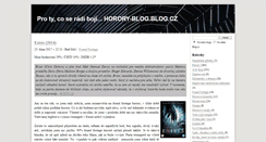 Desktop Screenshot of horory-blog.blog.cz