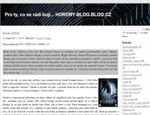 Tablet Screenshot of horory-blog.blog.cz