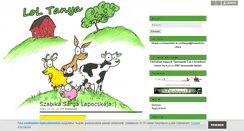 Desktop Screenshot of loltanya.blog.hu