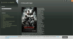 Desktop Screenshot of lestatavampir.blog.hu