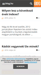 Mobile Screenshot of gg.blog.hu