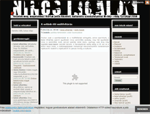 Tablet Screenshot of nincskegyelem.blog.hu