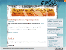 Tablet Screenshot of bulgaria-utazas-nyaralas.blog.hu