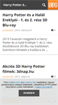 Mobile Screenshot of harrypotter3dbluray.blog.hu