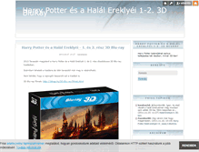 Tablet Screenshot of harrypotter3dbluray.blog.hu