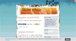 Desktop Screenshot of jacintsohaja.blog.hu