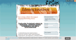 Desktop Screenshot of edesseghatasokelemzesek.blog.hu