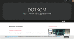 Desktop Screenshot of dotkom.blog.hu