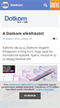 Mobile Screenshot of dotkom.blog.hu