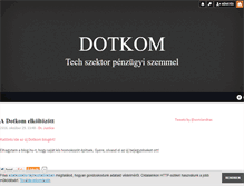 Tablet Screenshot of dotkom.blog.hu