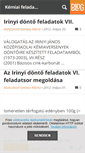 Mobile Screenshot of kemia.blog.hu