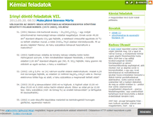 Tablet Screenshot of kemia.blog.hu