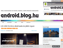 Tablet Screenshot of android.blog.hu