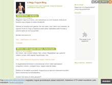 Tablet Screenshot of fogyas.blog.hu