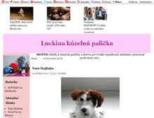 Tablet Screenshot of lucka263.blog.cz