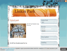 Tablet Screenshot of linkinparkrajongo.blog.hu