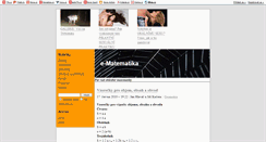 Desktop Screenshot of e-matematika.blog.cz