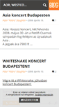 Mobile Screenshot of aorwestcoast.blog.hu