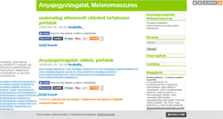 Desktop Screenshot of anyajegyvizsgalat.blog.hu