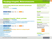 Tablet Screenshot of anyajegyvizsgalat.blog.hu