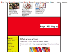 Tablet Screenshot of paige1992.blog.cz
