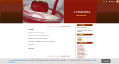 Desktop Screenshot of granatalma.blog.hu