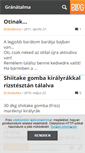 Mobile Screenshot of granatalma.blog.hu