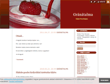 Tablet Screenshot of granatalma.blog.hu