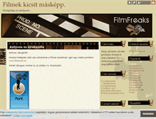 Tablet Screenshot of filmfreaks.blog.hu