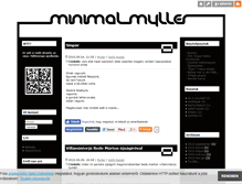 Tablet Screenshot of minimalmyller.blog.hu