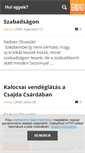 Mobile Screenshot of holegyek.blog.hu