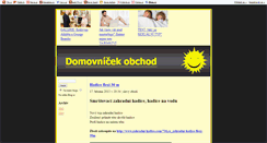Desktop Screenshot of domovnicek-obchod.blog.cz