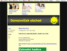 Tablet Screenshot of domovnicek-obchod.blog.cz