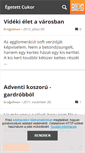 Mobile Screenshot of egetettcukor.blog.hu