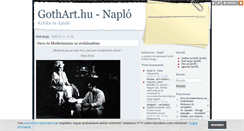 Desktop Screenshot of gothart.blog.hu