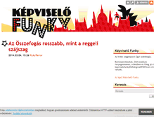 Tablet Screenshot of kepviselofunky.blog.hu