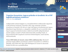 Tablet Screenshot of csajokespasikfedelzet.blog.hu