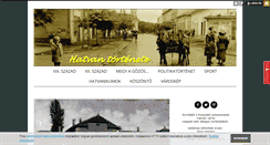 Desktop Screenshot of hatvantortenete.blog.hu