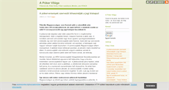 Desktop Screenshot of pokerarcok.blog.hu
