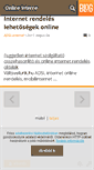 Mobile Screenshot of internetrendeles.blog.hu