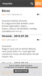 Mobile Screenshot of anyucika.blog.hu