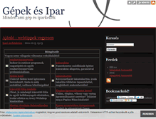 Tablet Screenshot of gepek.blog.hu